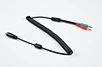 MINI DIN 6PIN to 2*TRS Spiral Cable